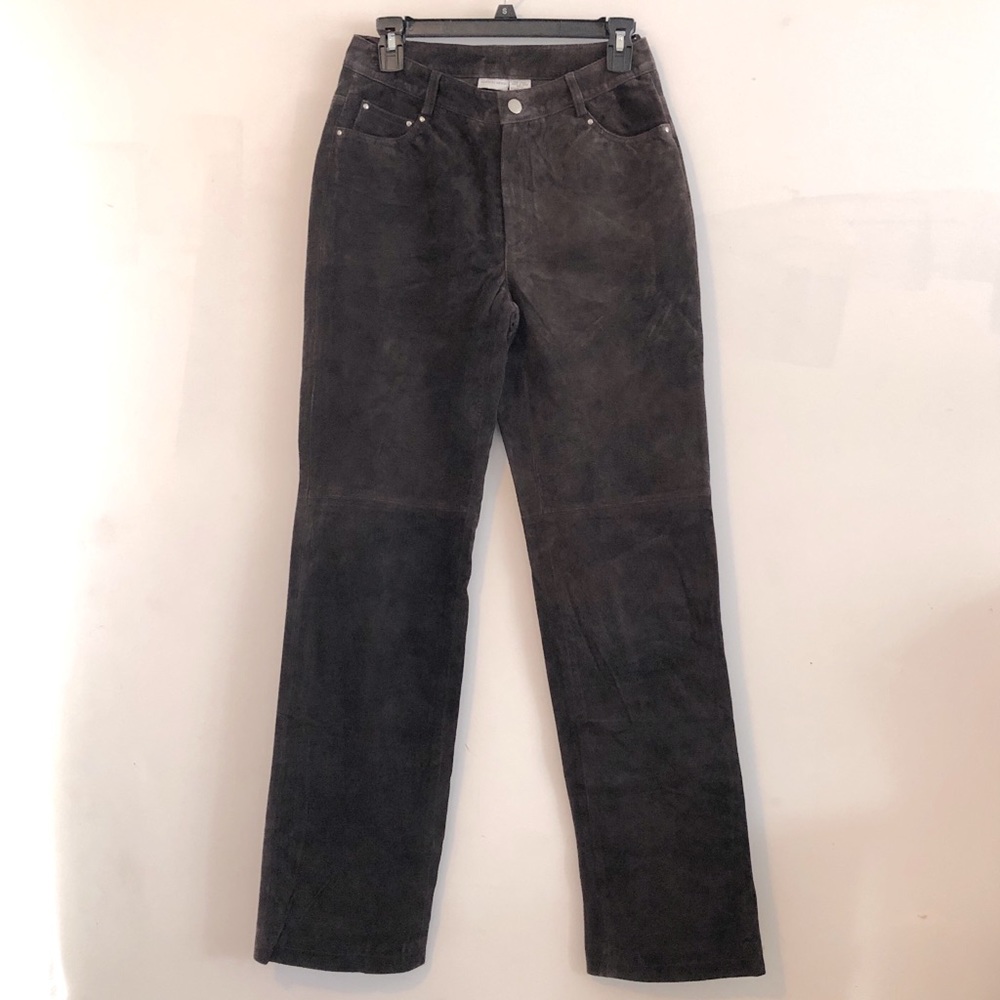 Newport News Suede pants chocolate brown